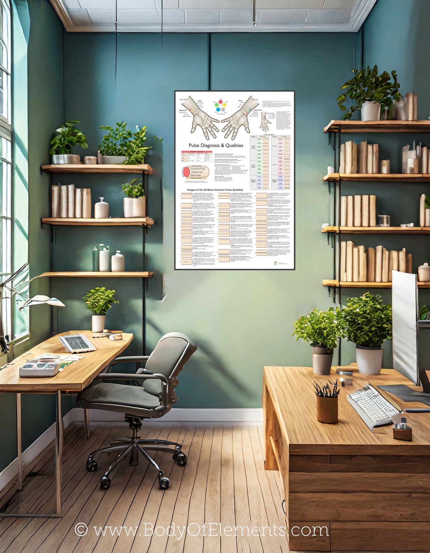 Pulse Diagnosis Acupuncture Poster