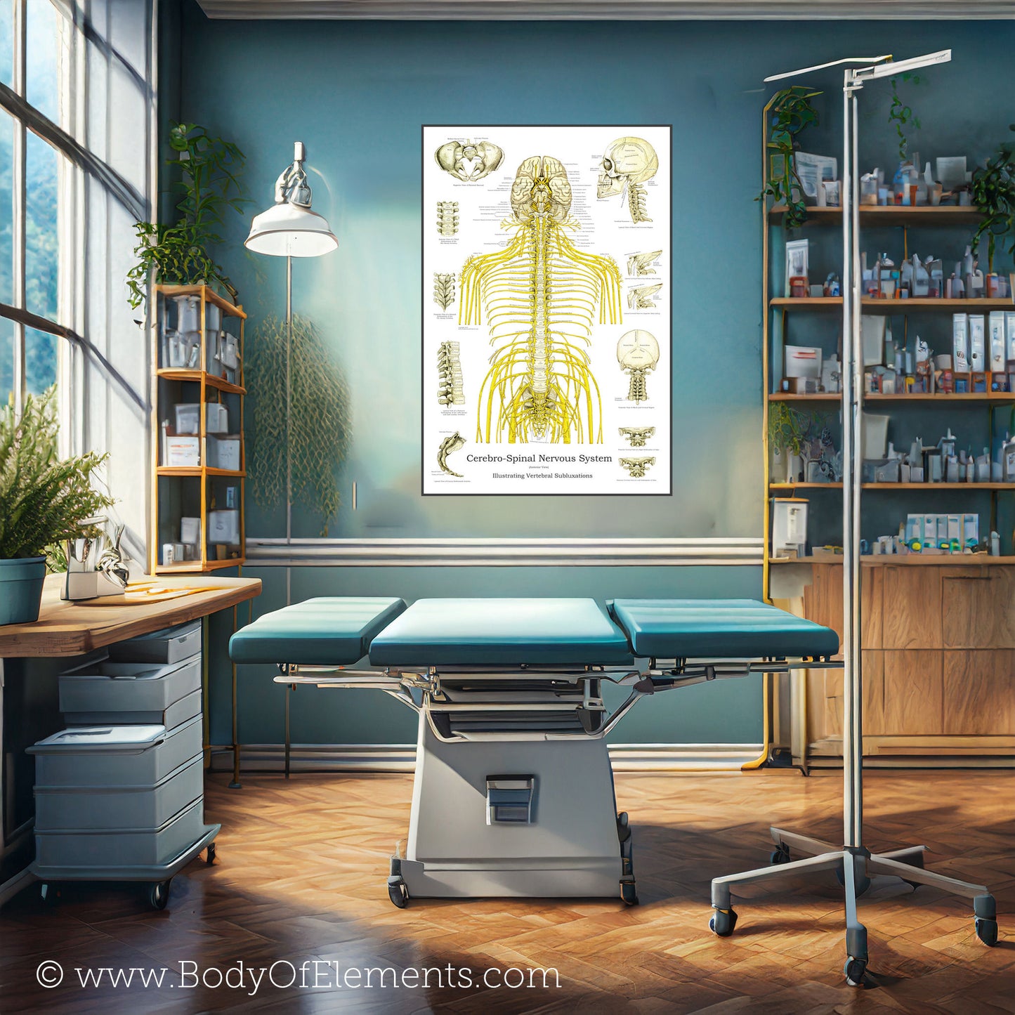 Spinal Nerves and Subluxations Poster