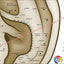 Auricular Ear Acupuncture Poster in Spanish