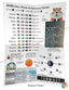 Moon Phases and Lunar Astronomy Calendar Folded